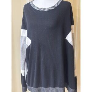 Planet By Lauren G women's shirt Pullover Boxy Loose Fit  long‎ sleeve one size